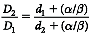 biologically equivalent dose conversion in linear quadratic model